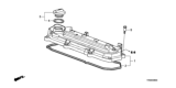 Diagram for 2013 Honda CR-Z Valve Cover Gasket - 12341-RE2-E01