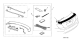 Diagram for 2014 Honda Civic Spoiler - 08F13-TR0-121A