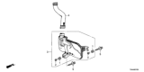 Diagram for Honda Fit Air Duct - 17234-5R0-000