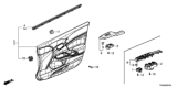 Diagram for 2012 Honda Civic Door Trim Panel - 83550-TR2-A01ZB