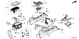 Diagram for 2012 Honda Civic Armrest - 83450-TR2-A01ZA