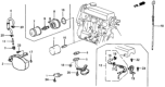Diagram for Honda Prelude Coolant Filter - 15400-PA6-506
