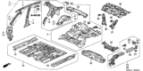 Diagram for 2003 Honda Civic Floor Pan - 65100-S5D-A01ZZ