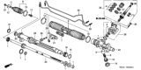 Diagram for 2001 Honda Civic Rack and Pinion Boot - 06536-S5A-H01