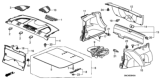 Diagram for 2009 Honda Civic Brake Light - 34270-SNC-A02