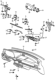 Diagram for 1984 Honda Accord Instrument Panel - 66821-SB8-670ZJ