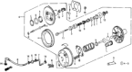 Diagram for 1987 Honda Civic Brake Booster - 46400-SD9-003