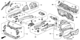 Diagram for 2007 Honda Accord Dash Panels - 61500-SDC-A70ZZ