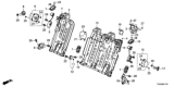 Diagram for 2022 Honda Civic Seat Cover - 82915-TGG-A31