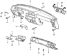 Diagram for 1981 Honda Civic Instrument Panel - 66821-SA8-670ZA