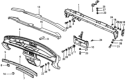 Diagram for 1979 Honda Civic Instrument Panel - 66880-634-671ZA