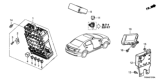 Diagram for Honda Civic Fuse Box - 38200-TR0-A42