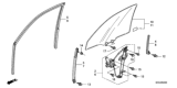 Diagram for 2004 Honda Accord Auto Glass - 73350-SDA-A50