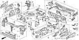 Diagram for Honda CR-V Dash Panels - 61500-S10-A00ZZ