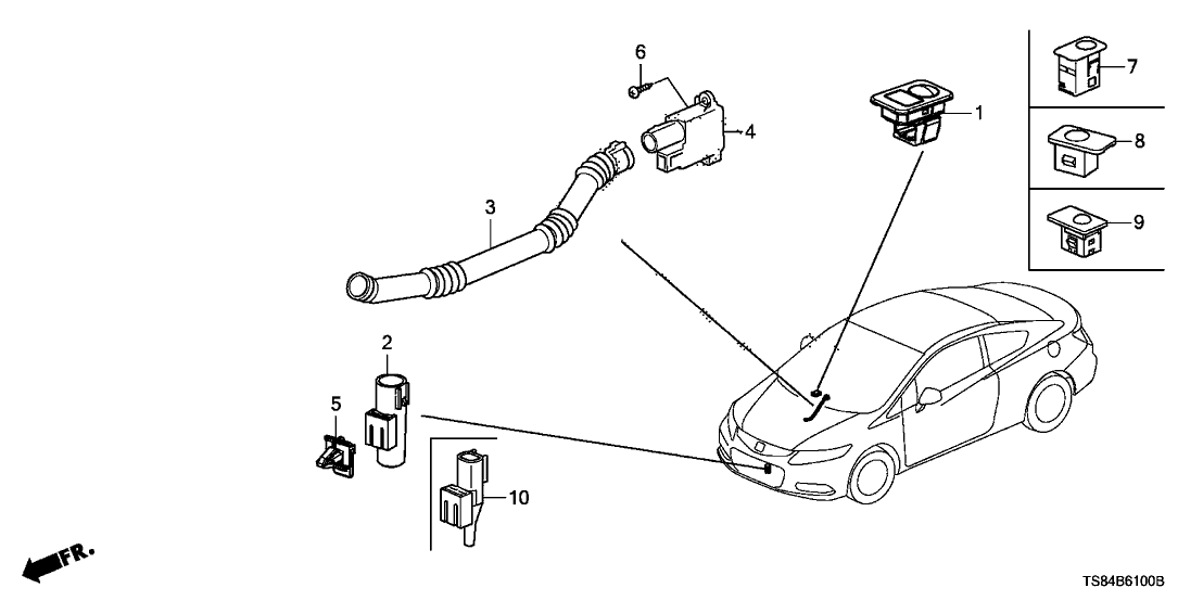 39860-TR0-A01 - Genuine Honda Sensor Assy., Auto Light