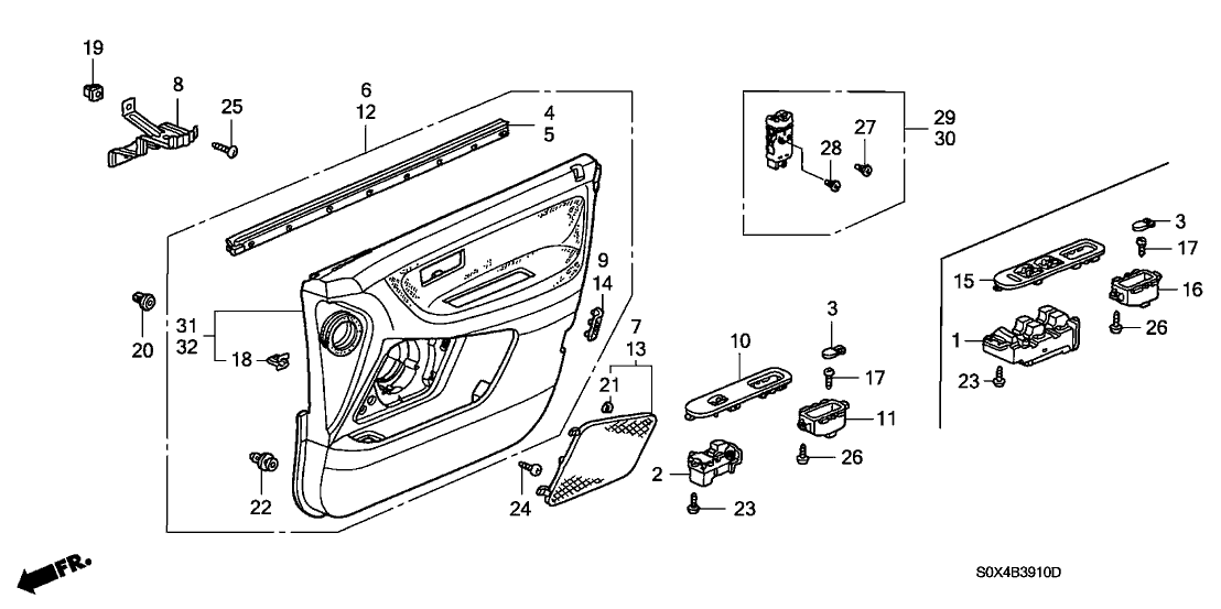 35750-S0X-A31 - Genuine Honda Parts