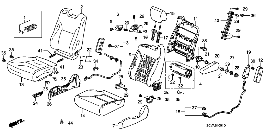 Honda Element Parts List