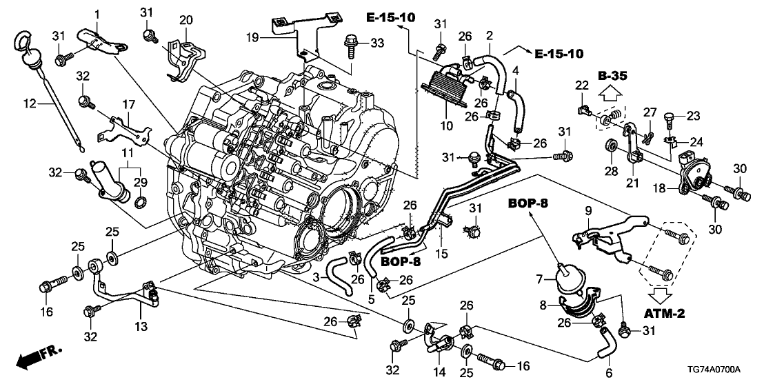 28900-rt4-003 - Genuine Honda Sensor Assy., Position