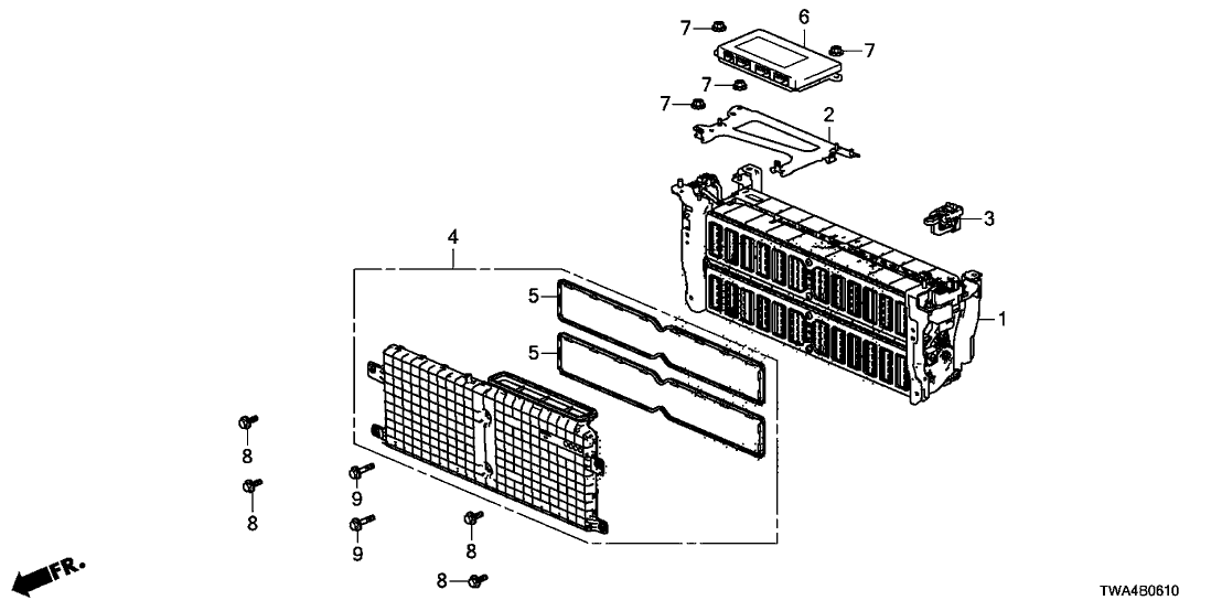 1D070-6C2-305 - Genuine Honda Battery Pack Kit (Service)