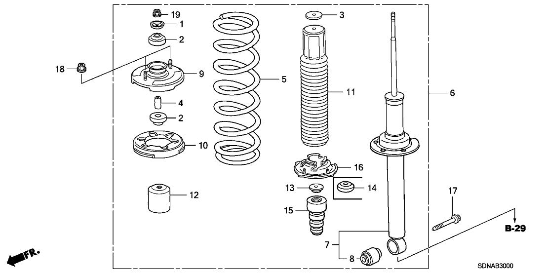 52675-S84-A01 - Genuine Honda Parts