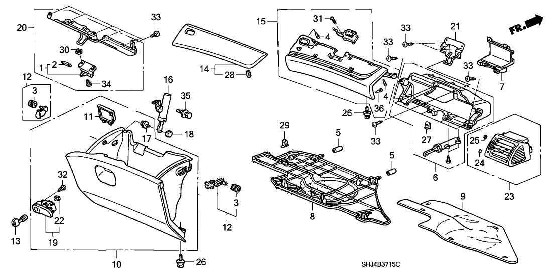 Genuine Honda Odyssey Parts