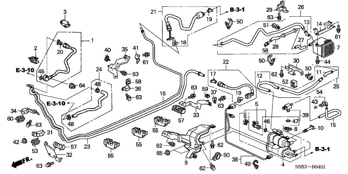 17311-sdc-l02 - Genuine Honda Valve Assy., Canister Vent Shut