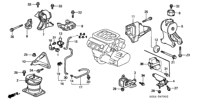 odyssey engine mount