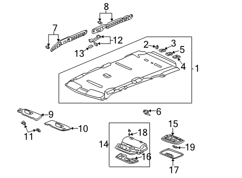 83270-S9A-003 - Genuine Honda Pad, L. FR.