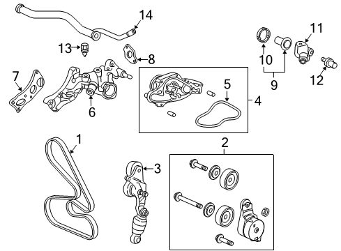 31170-RYE-A01 - Genuine Honda Tensioner Assy., Auto