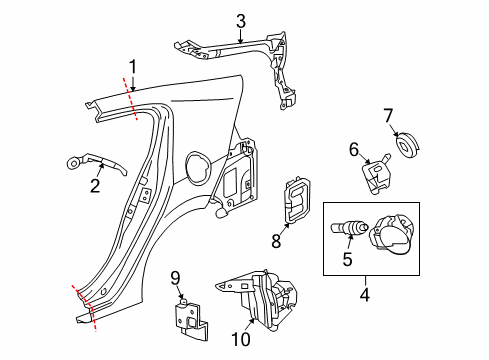 74480-TM8-A00ZH - Genuine Honda Parts