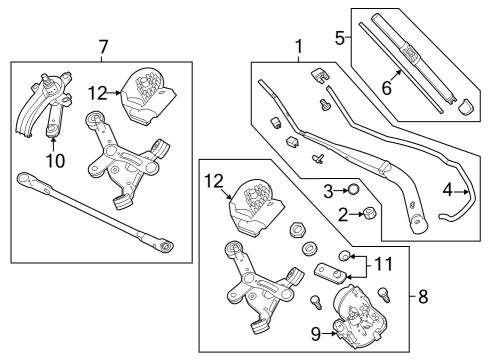 Honda 76810-30A-A01 NOZZLE ASSY- WSHLD