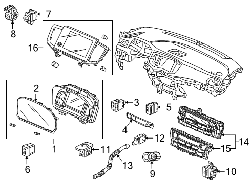 Honda 39670-TGS-A21 SENSOR UNIT, PARKING