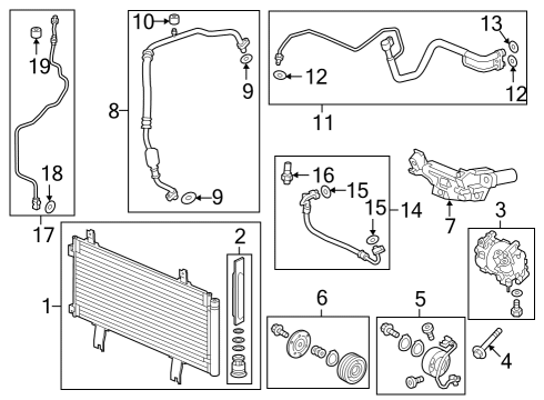 Honda 38801-64A-A01 VALVE SUB-ASSY