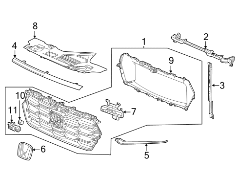 Honda 90185-TZ5-A00 SCREW, TAPPING (2X8)