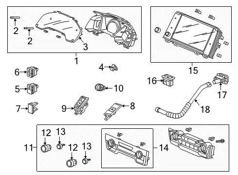 2022 Honda CR-V W-Headlight Assembly-, Driver Side Diagram for 33150-TLA-305