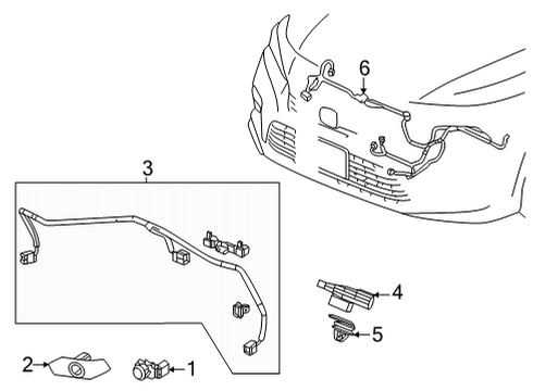 2022 Honda Civic UNIT ASSY-, IMG Diagram for 38890-T20-A22