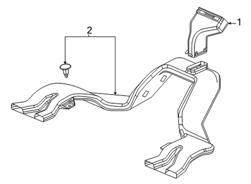 2023 Honda Civic DUCT, RR- *TBLACK* Diagram for 83331-T20-A00ZA