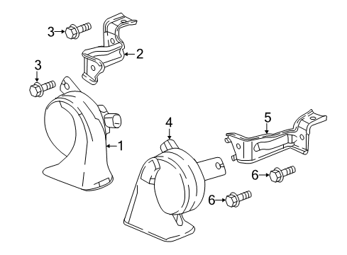 2022 Honda Accord Hybrid Horn Diagram