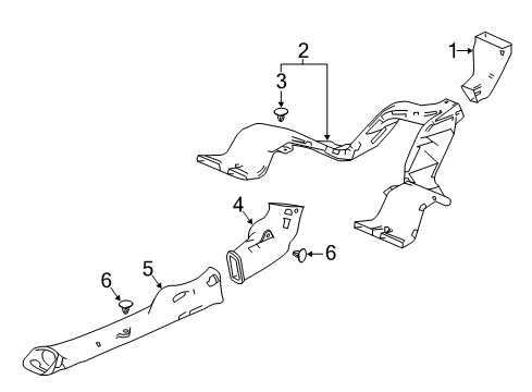 2022 Honda Accord Ducts Diagram