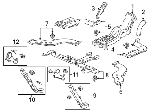 2022 Honda Pilot Ducts Diagram