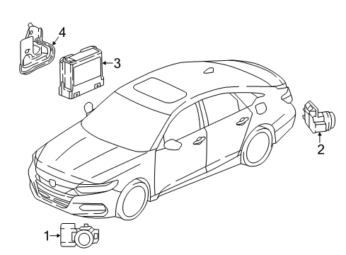 2022 Honda Accord Electrical Components Diagram 2