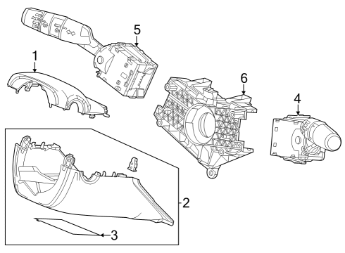 2023 Honda CR-V Hybrid Switches Diagram 2