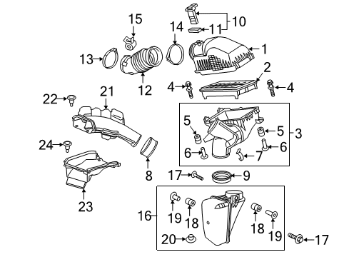 2022 Honda Ridgeline Air Intake Diagram