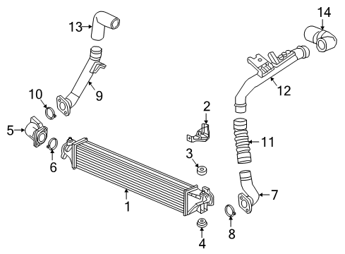 2022 Honda CR-V Hybrid Intercooler Diagram