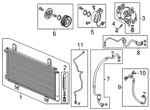 2022 Honda Civic Switches & Sensors Diagram 1