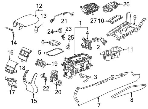 2022 Honda Accord Parking Brake Diagram 1