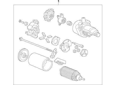 2022 Honda HR-V Starter Diagram