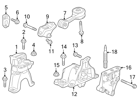 2023 Honda Civic BOLT, WASHER (14X85) Diagram for 90130-T20-A00