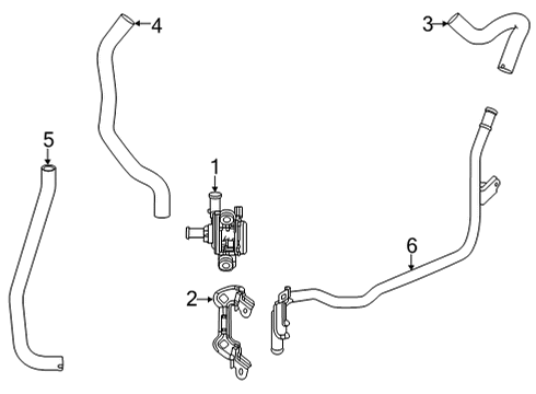 2022 Honda CR-V Hybrid Water Pump Diagram 3