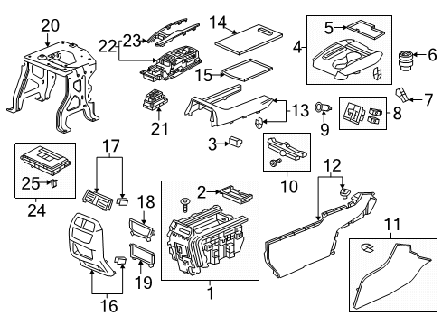 2022 Honda Pilot Gear Shift Control - AT Diagram